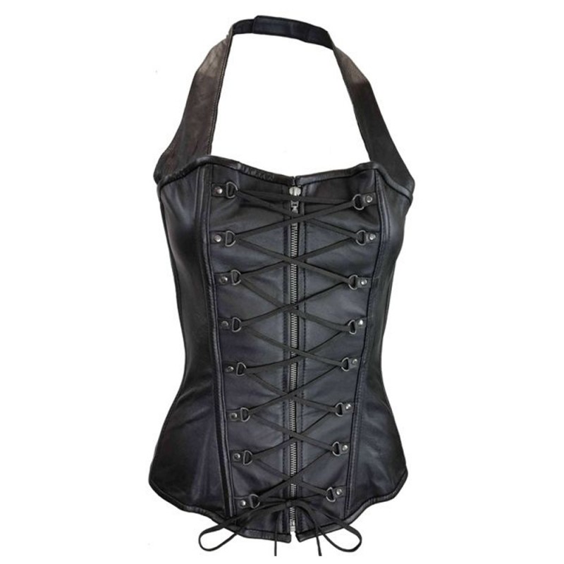 Women Gothic Leather Corset 